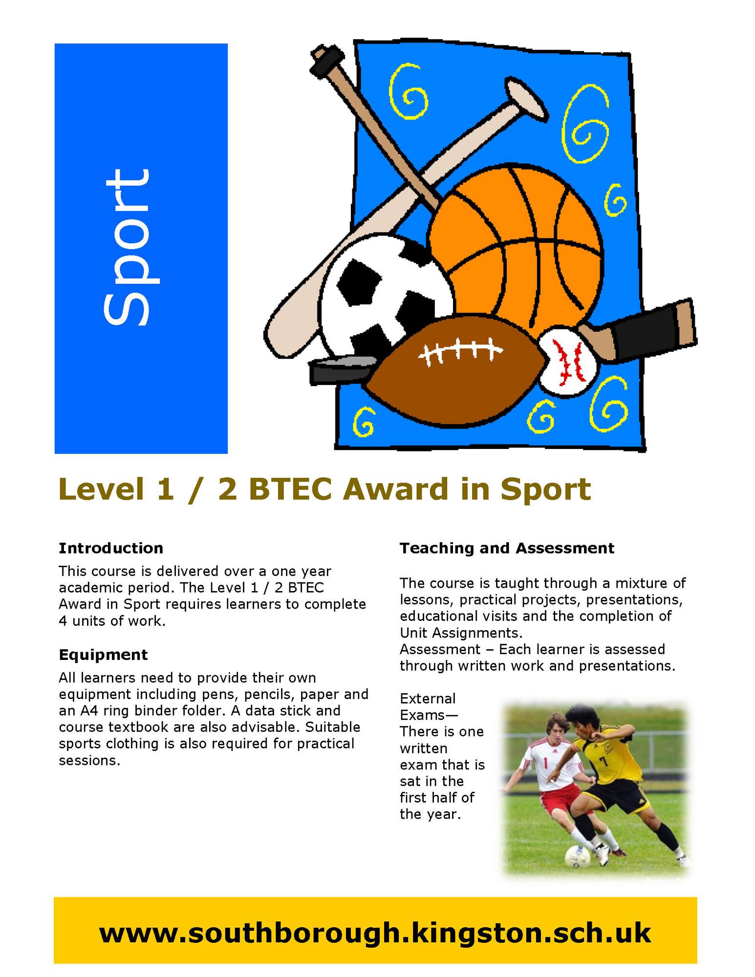 Sport btec l2 page 1