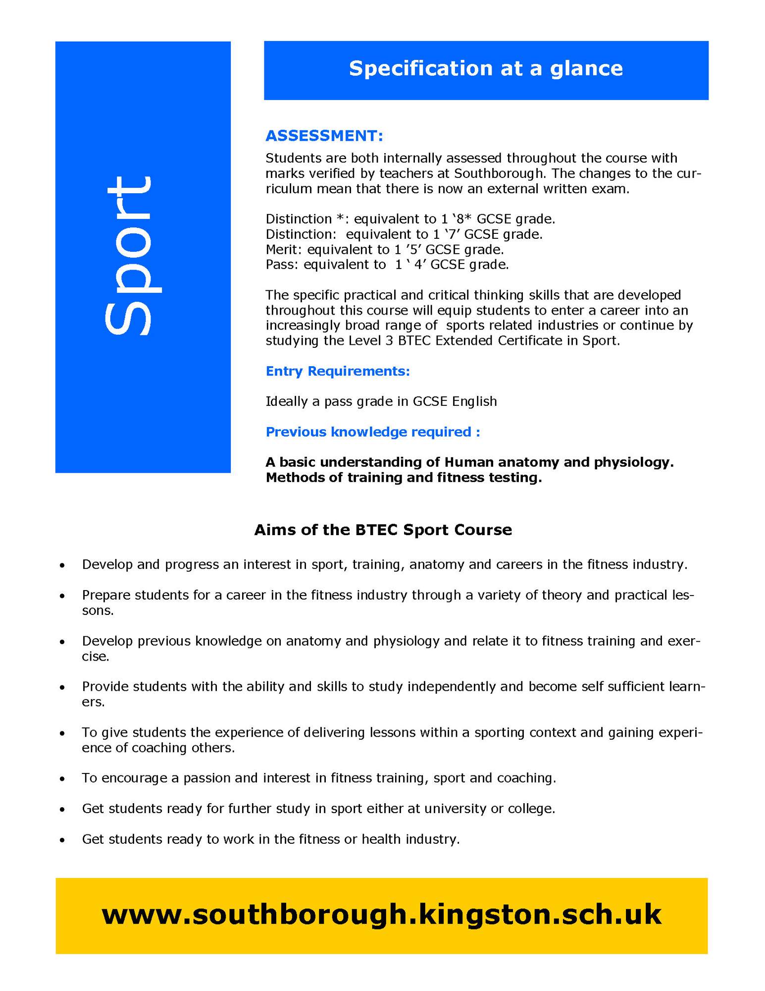 Sport btec l2 page 2